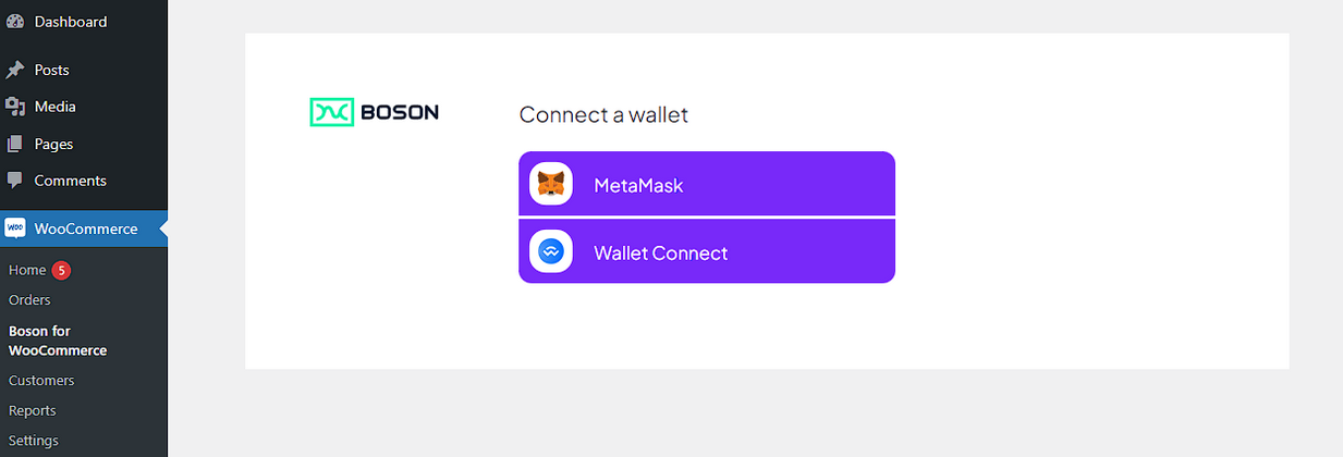 Select Web3 provider